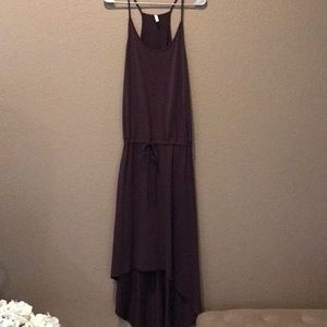 Brown racerback dress